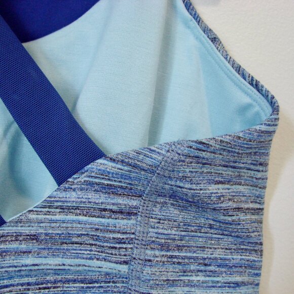 Lululemon Blue Enhearten Tank Yoga Crisscross Back Like New Size 8 - Picture 14 of 16